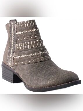Nomad Josie Grey Ankle Booties